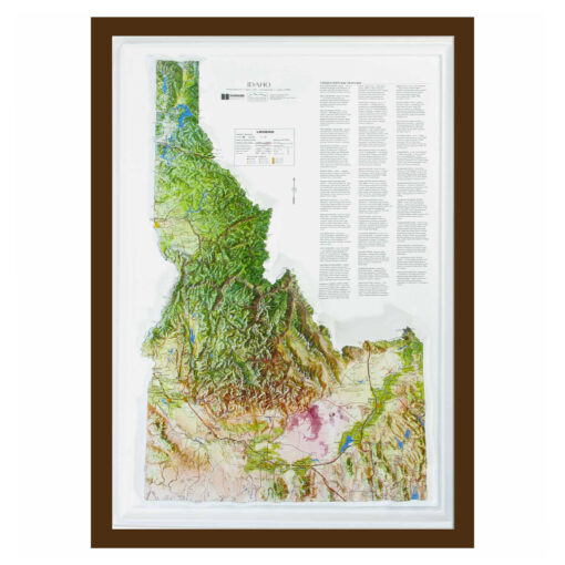 Idaho NCR Series Raised Relief Map by Hubbard Scientific - Image 6