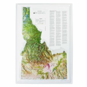 Idaho NCR Series Raised Relief Map by Hubbard Scientific