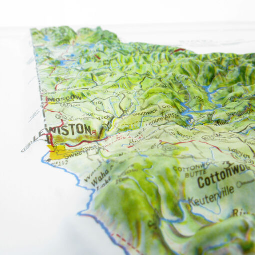 Idaho NCR Series Raised Relief Map by Hubbard Scientific - Image 2