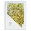 Nevada Satellite Raised Relief Map by Hubbard Scientific