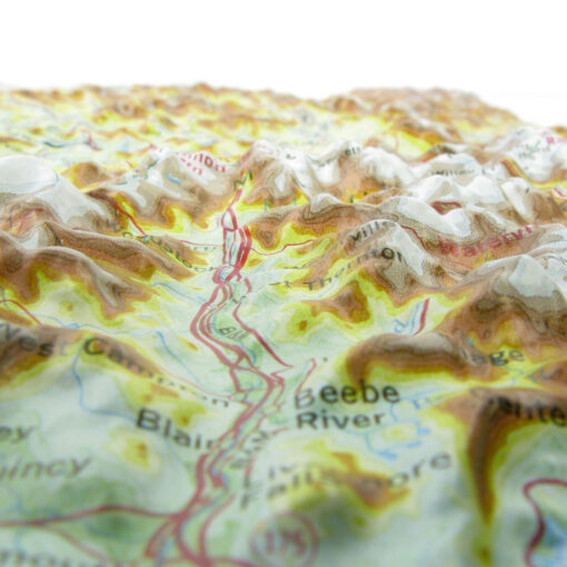 Vermont & New Hampshire Raised Relief Map by Hubbard Scientific - Image 2