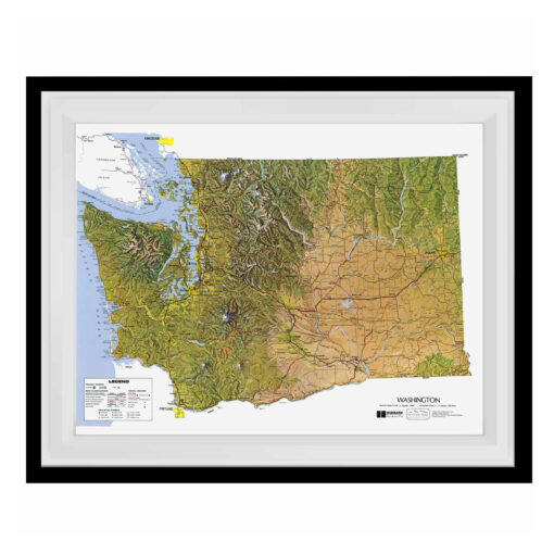 Washington NCR Series Raised Relief Map by Hubbard Scientific - Image 7