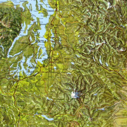 Washington NCR Series Raised Relief Map by Hubbard Scientific - Image 2