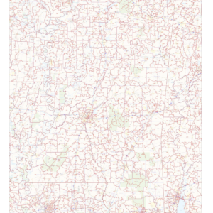 Mississippi - Zip Code Map by Map Sherpa