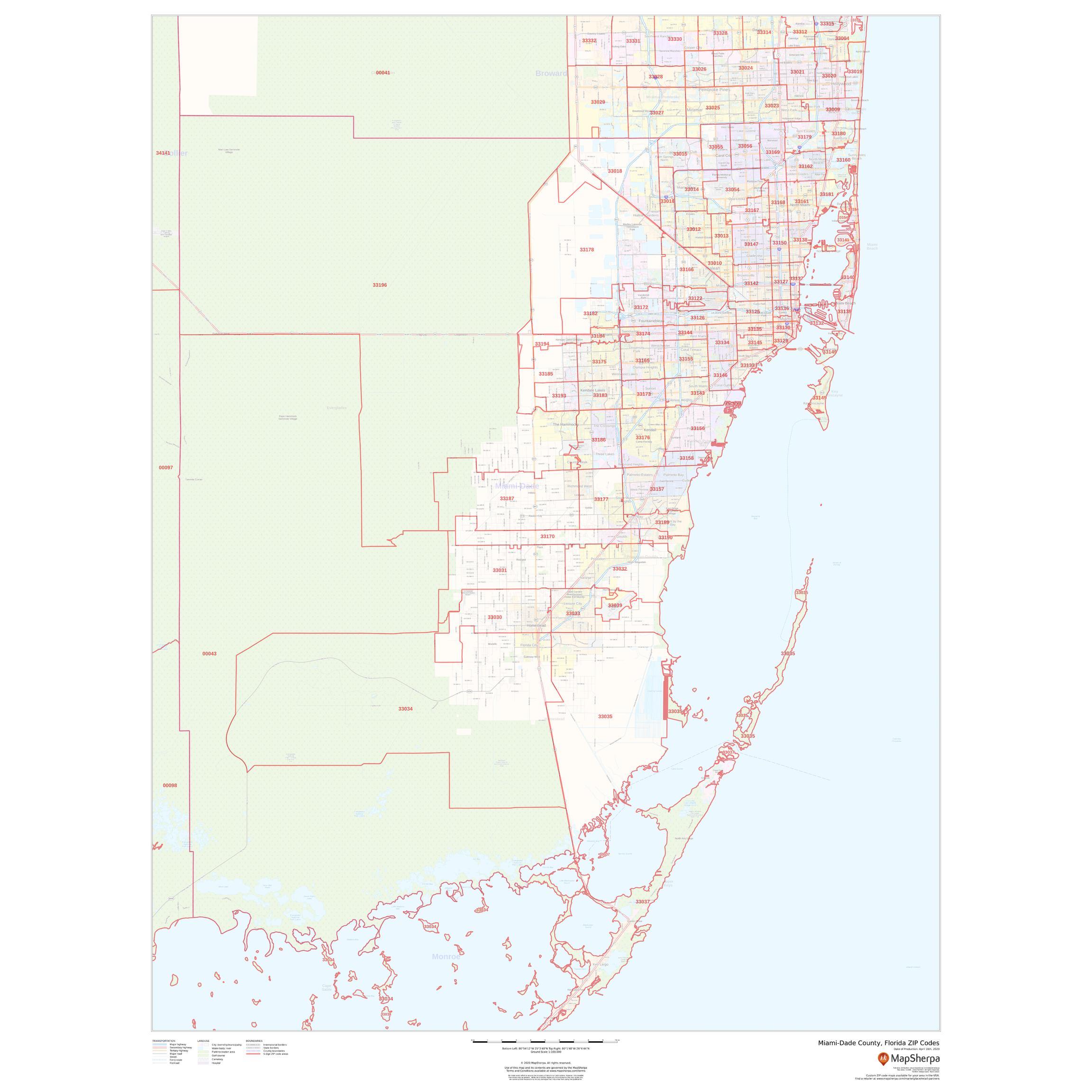 Miami Dade County Florida Zip Codes