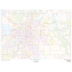 Orange County, Florida - Zip Codes by Map Sherpa
