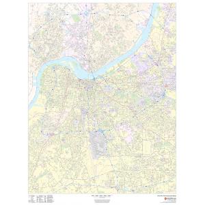 Louisville, Kentucky - Portrait by Map Sherpa