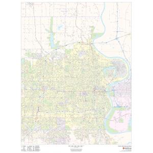 Omaha, Nebraska - Portrait by Map Sherpa