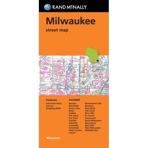 Rand McNally - Milwaukee, WI - Folding Travel Map - Image 2