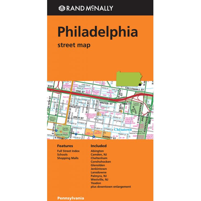 Rand McNally - Philadelphia, PA - Folding Travel Map - Image 2