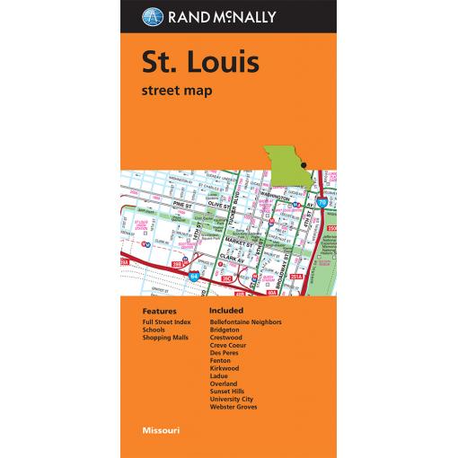 Rand McNally - St Louis, MO - Folding Travel Map - Image 2