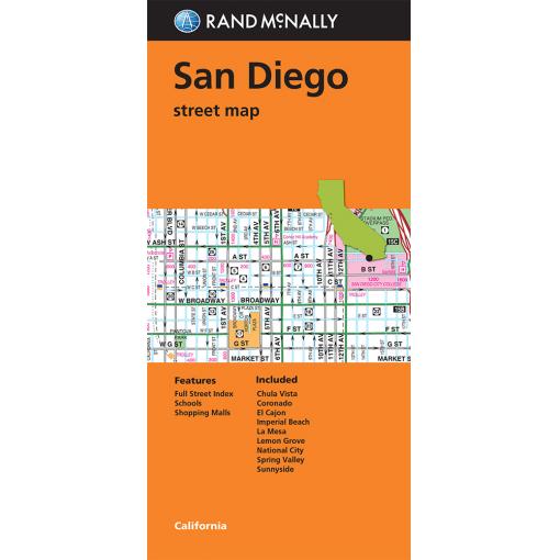 Rand McNally - San Diego, CA - Folding Travel Map - Image 2