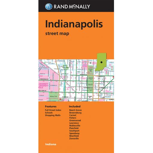 Rand McNally - Indianapolis, IN - Folding Travel Map - Image 2