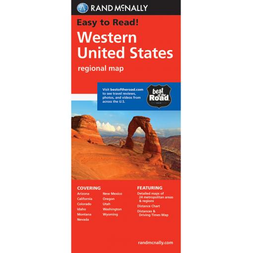 Rand McNally - Western United States - Folding Travel Map - Image 2