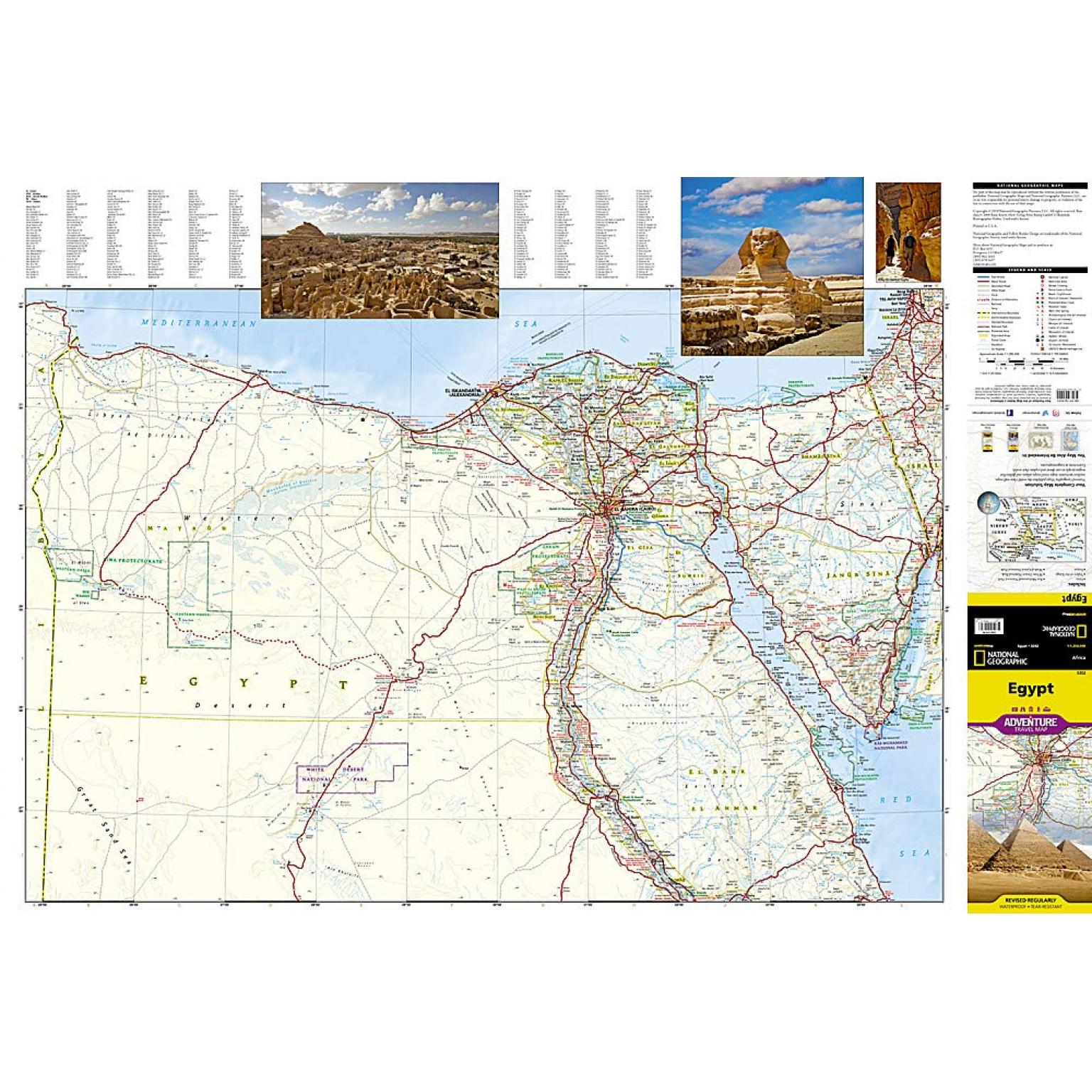 National Geographic - Egypt - Adventure Folding Travel Map - Image 4