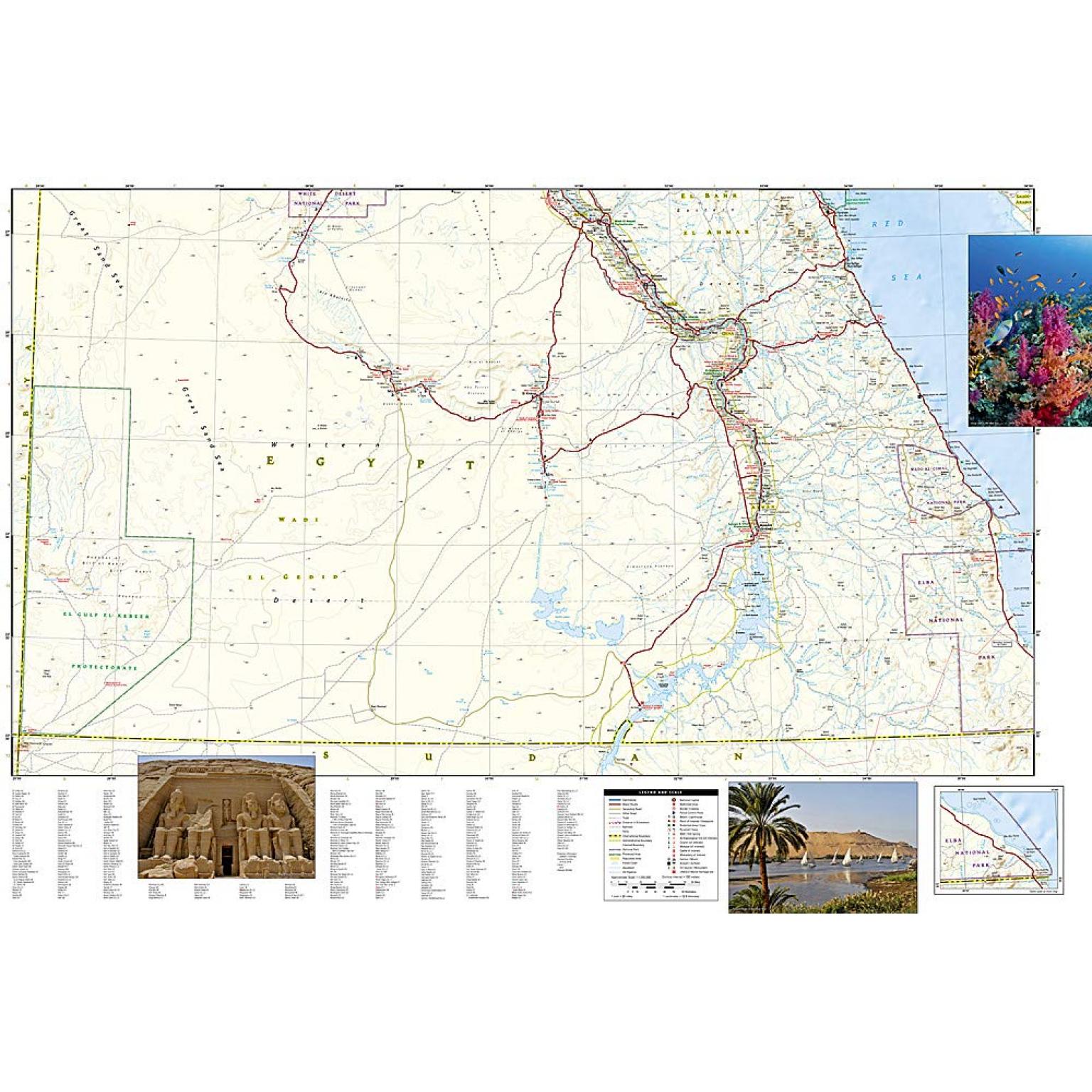 National Geographic - Egypt - Adventure Folding Travel Map - Image 5