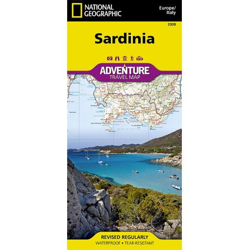 National Geographic - Sardinia [Italy] - Adventure Folding Travel Map - Image 2