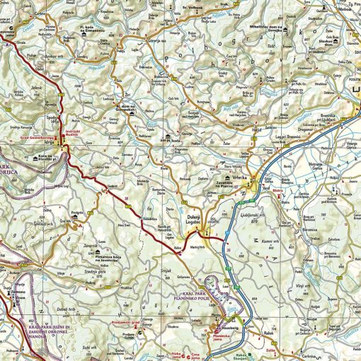 National Geographic - Slovenia - Adventure Folding Travel Map - Image 2