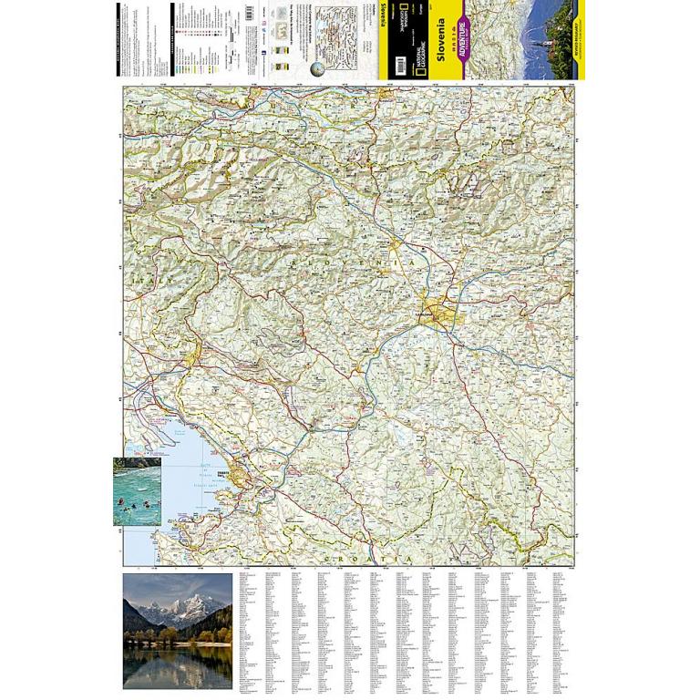 National Geographic - Slovenia - Adventure Folding Travel Map - Image 3