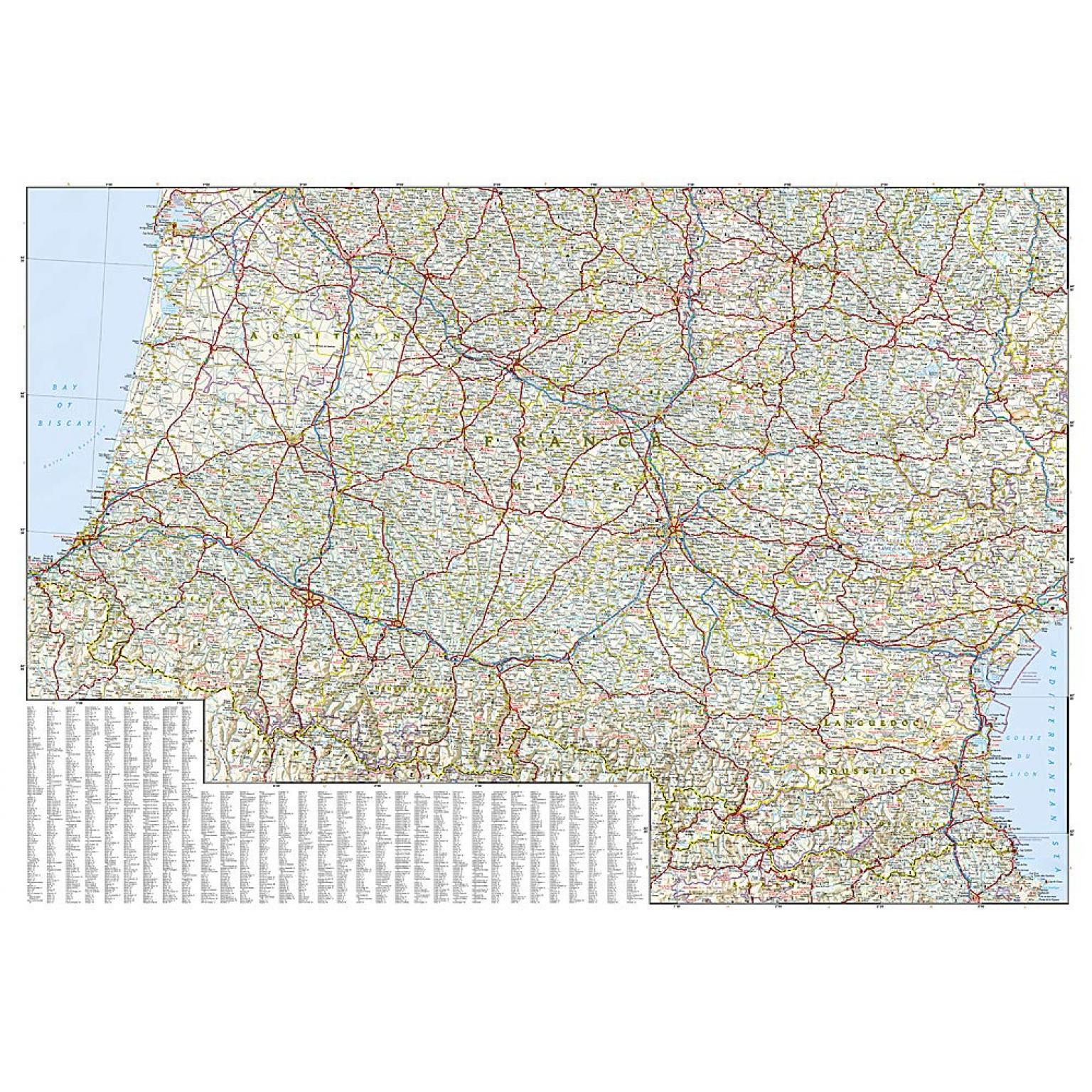 National Geographic - Southern France - Adventure Folding Travel Map - Image 4
