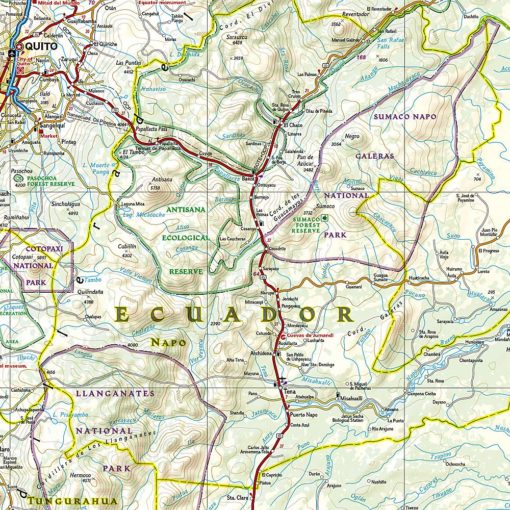 National Geographic - Ecuador and Galapagos Islands - Adventure Folding Travel Map - Image 2