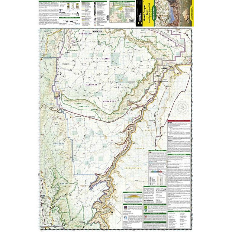 National Geographic - Grand Canyon East - Trails Illustrated Folding Travel Map - Image 4