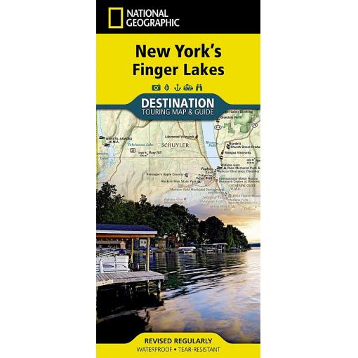 National Geographic - New York's Finger Lakes - Destination Folding Travel Map - Image 2