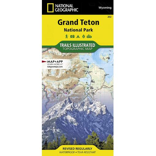 National Geographic - Grand Teton National Park - Trails Illustrated Folding Travel Map - Image 2