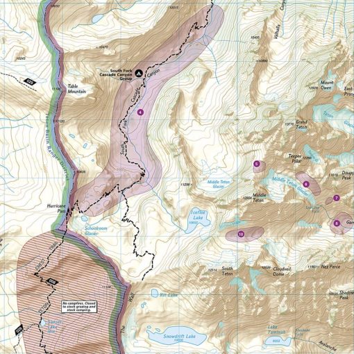 National Geographic - Grand Teton National Park - Trails Illustrated Folding Travel Map - Image 3
