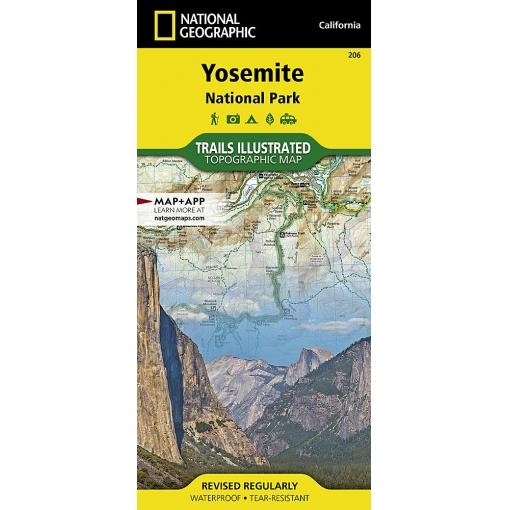 National Geographic - Yosemite National Park - Trails Illustrated Folding Travel Map - Image 2