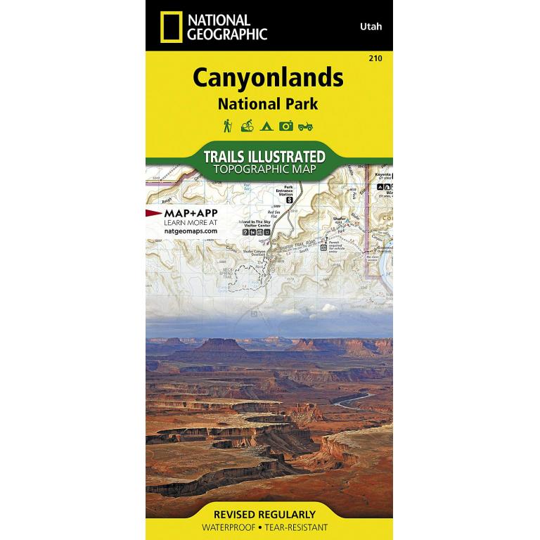National Geographic - Canyonlands and Needles National Park - Trails Illustrated Folding Travel Map - Image 2