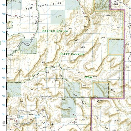 National Geographic - Canyonlands and Needles National Park - Trails Illustrated Folding Travel Map - Image 3