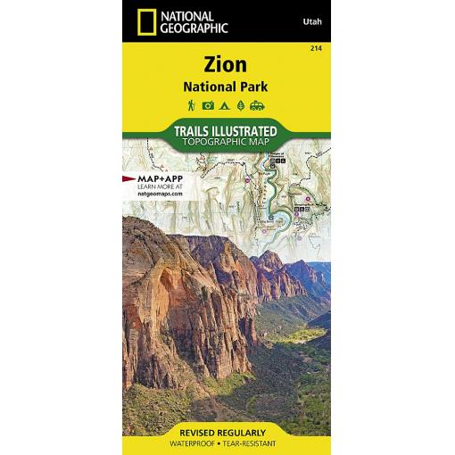 National Geographic - Zion National Park - Trails Illustrated Folding Travel Map - Image 2
