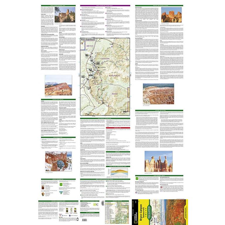 National Geographic - Bryce Canyon National Park - Trails Illustrated Folding Travel Map - Image 4
