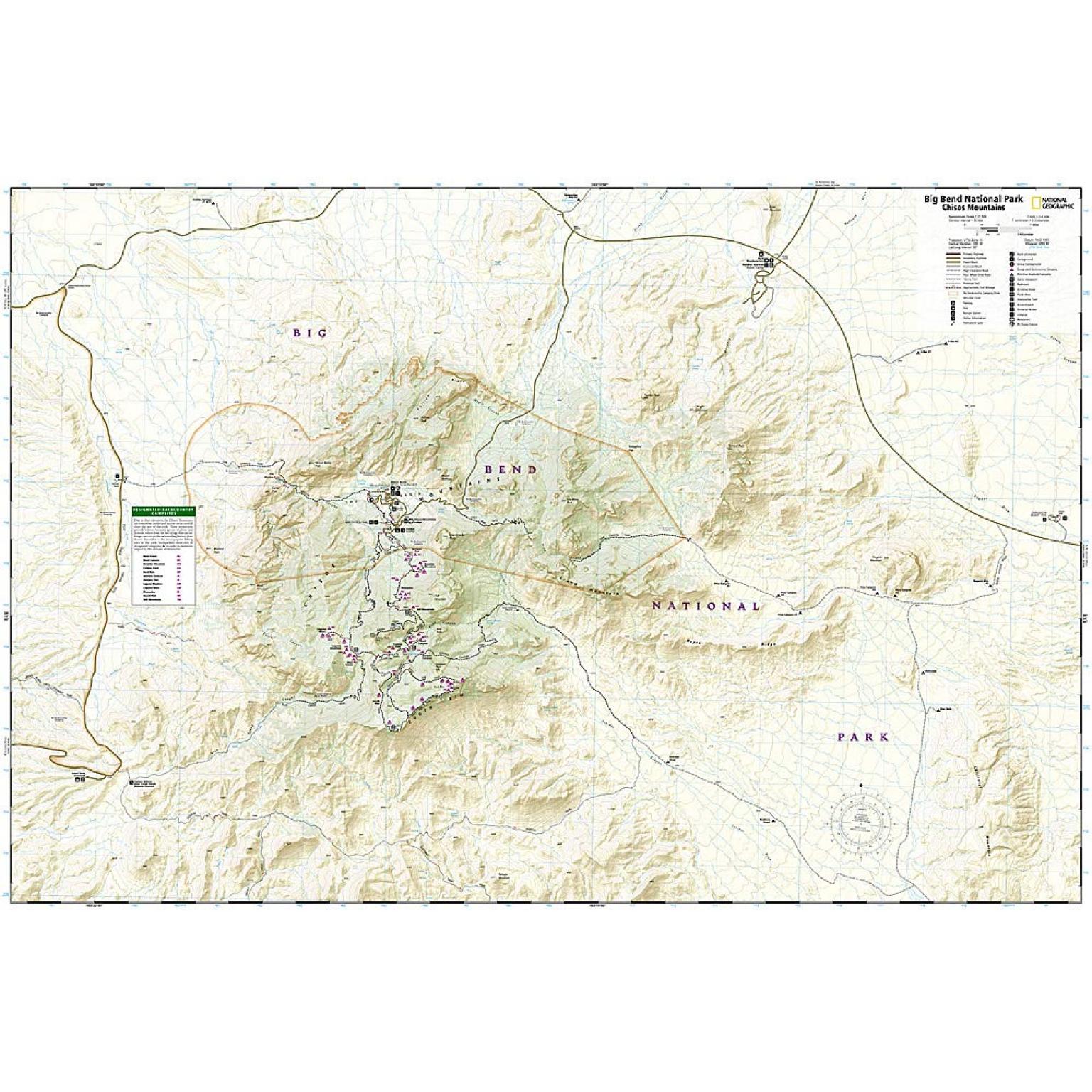 National Geographic - Big Bend National Park - Trails Illustrated Folding Travel Map - Image 4