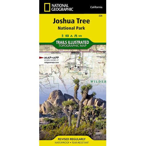 National Geographic - Joshua Tree National Park - Trails Illustrated Folding Travel Map - Image 2