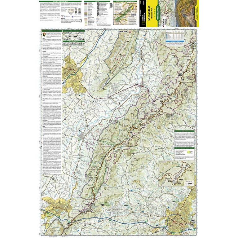 National Geographic - Shenandoah National Park - Trails Illustrated Folding Travel Map - Image 3
