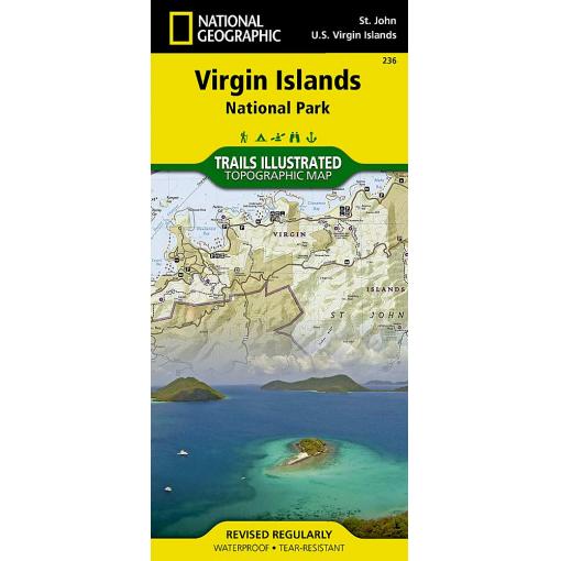 National Geographic - Virgin Islands National Park - Trails Illustrated Folding Travel Map - Image 2