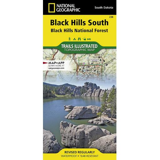 National Geographic - Black Hills South [Black Hills National Forest] - Trails Illustrated Folding Travel Map - Image 2