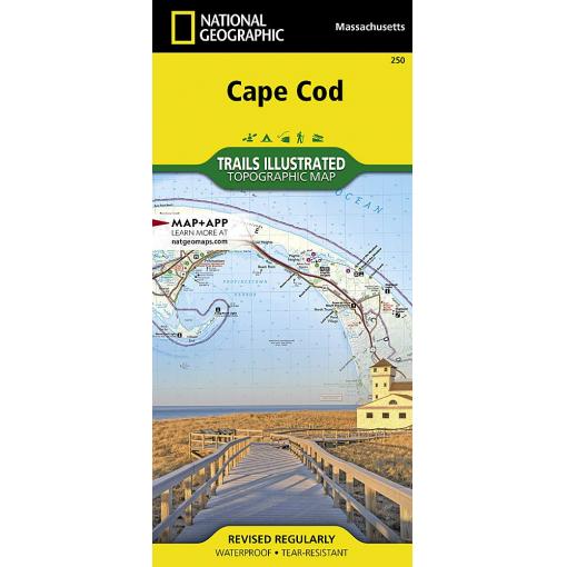National Geographic - Cape Cod - Trails Illustrated Folding Travel Map - Image 2