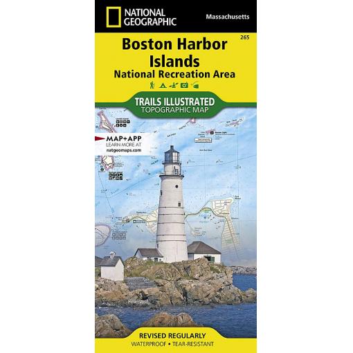 National Geographic - Boston Harbor Islands National Recreation Area - Trails Illustrated Folding Travel Map - Image 2
