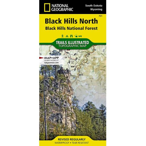 National Geographic - Black Hills North [Black Hills National Forest] - Trails Illustrated Folding Travel Map - Image 2