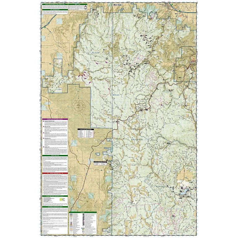 National Geographic - Black Hills North [Black Hills National Forest] - Trails Illustrated Folding Travel Map - Image 5