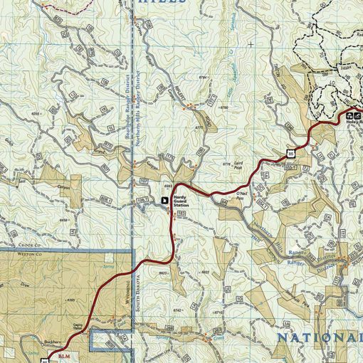 National Geographic - Black Hills North [Black Hills National Forest] - Trails Illustrated Folding Travel Map - Image 3