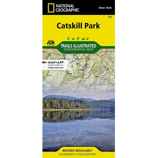 National Geographic - Catskill Park - Trails Illustrated Folding Travel Map - Image 2
