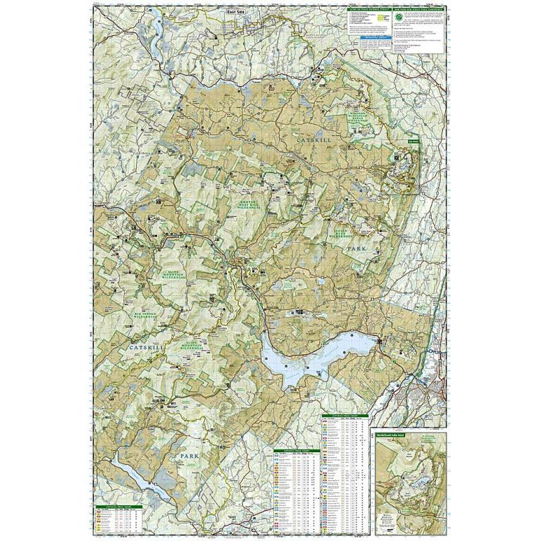 National Geographic - Catskill Park - Trails Illustrated Folding Travel Map - Image 5