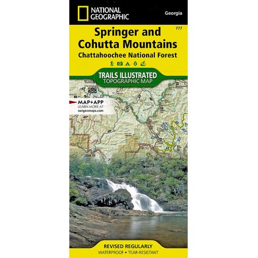 National Geographic - Springer and Cohutta Mountains [Chattahoochee National Forest] - Trails Illustrated Folding Travel Map - Image 2