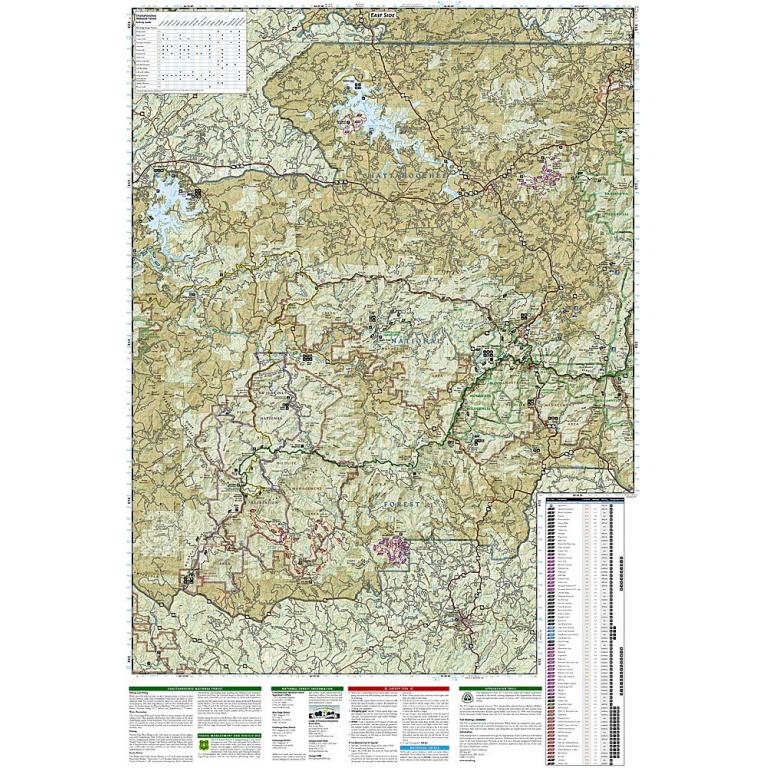 National Geographic - Springer and Cohutta Mountains [Chattahoochee National Forest] - Trails Illustrated Folding Travel Map - Image 5