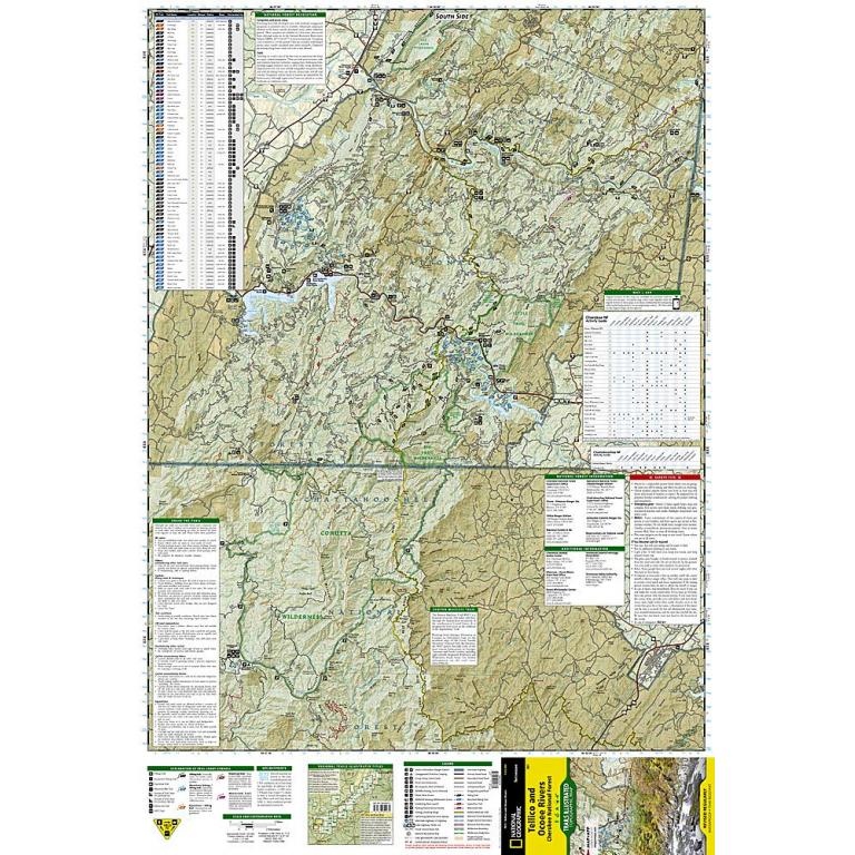 National Geographic - Tellico and Ocoee Rivers [Cherokee National Forest] - Trails Illustrated Folding Travel Map - Image 4
