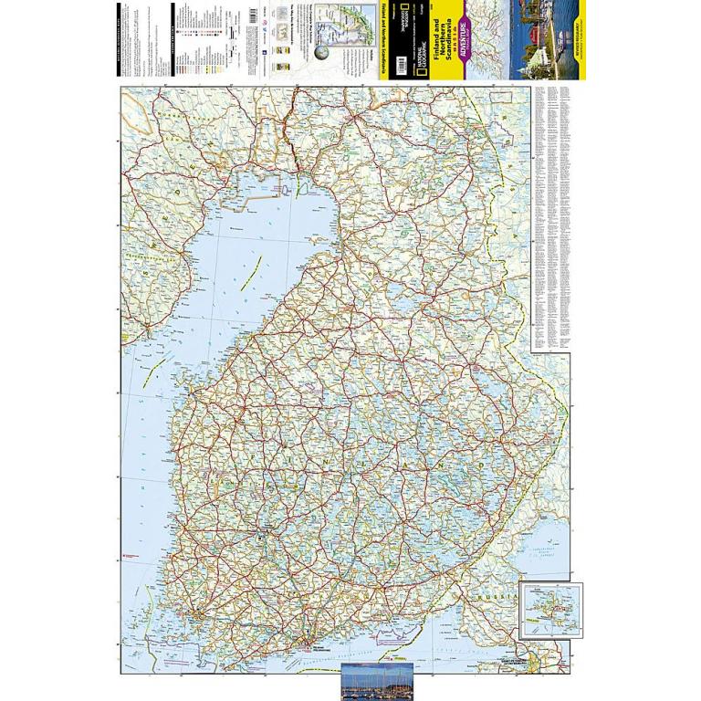 National Geographic - Finland and Northern Scandinavia - Adventure Folding Travel Map - Image 3